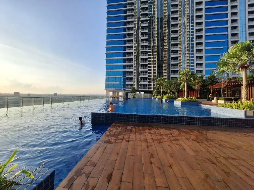 apartement  Galaxy Residence Tower Elitz.  Semi Private Lift, Interior mewah. Ada balkon yg luas