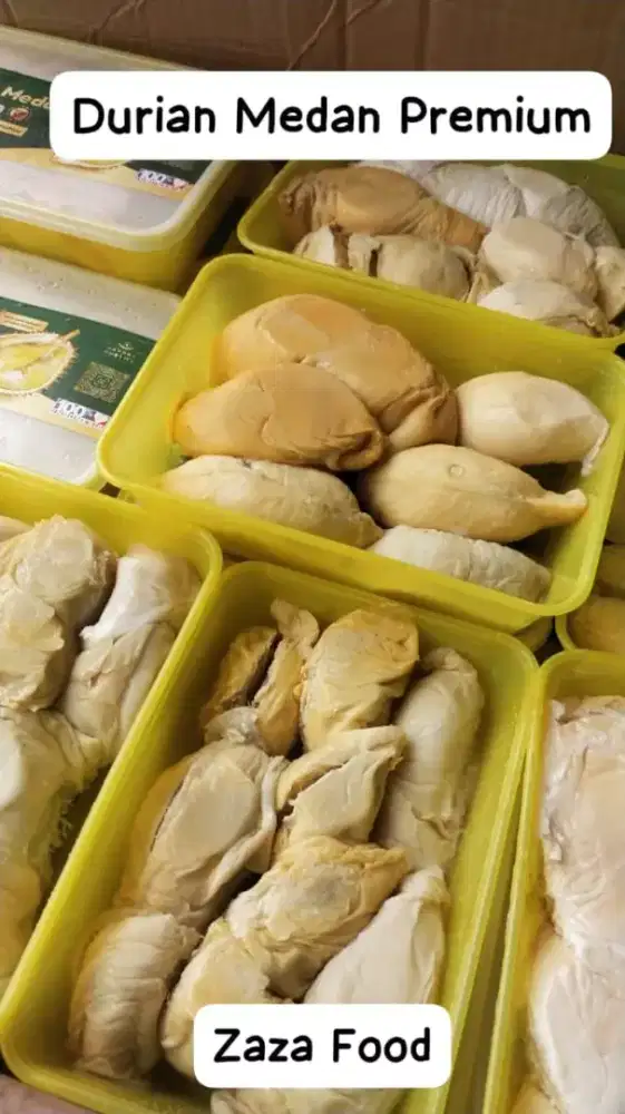 Durian Kupas Medan isi 500gr Kemasan Frozen