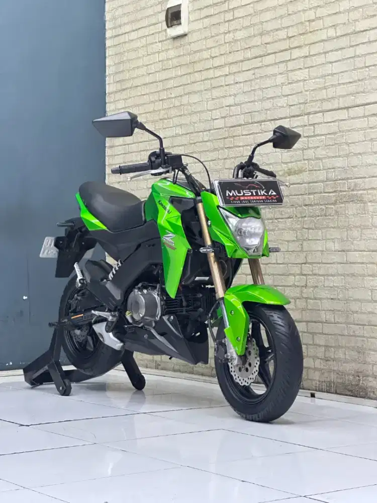 Perfect Condition!!Kawasaki Z125 Pro 20216 Green Plat Jatim-Mustika