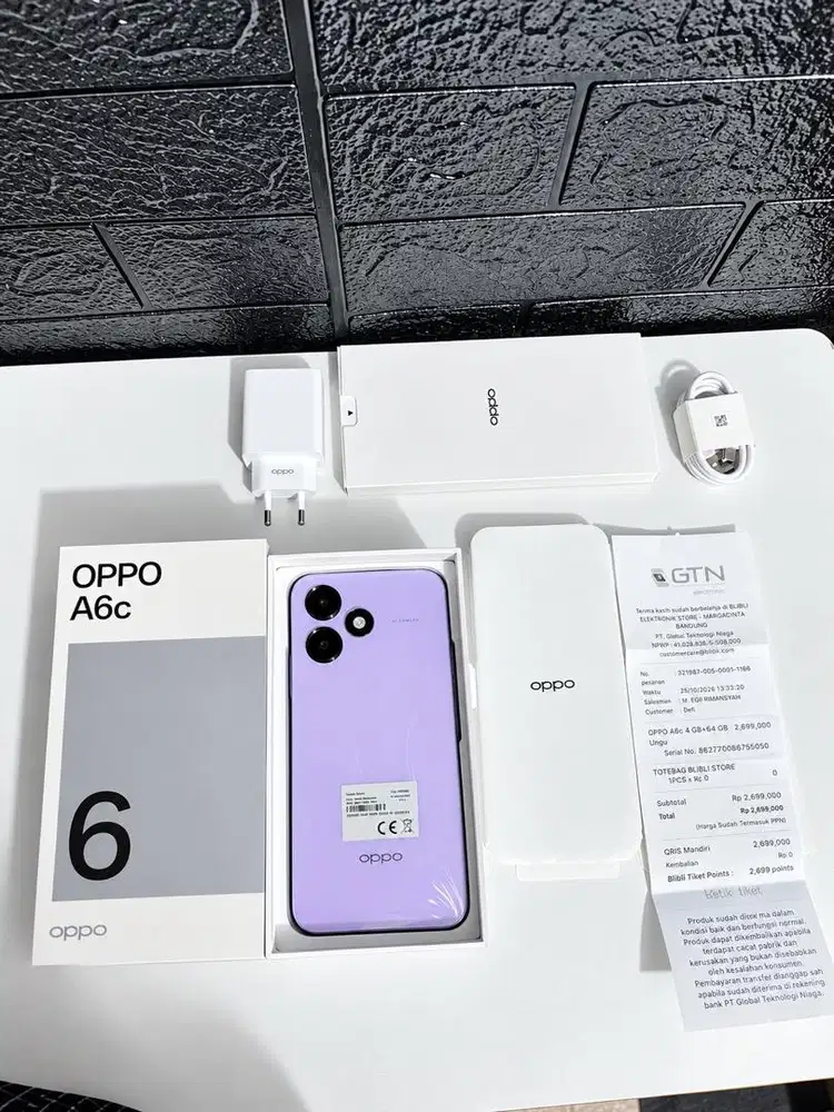 Oppo A6C 4/64GB Like new Fullset