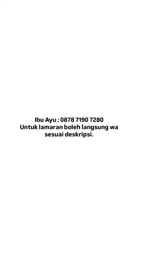 DIBUTUHKAN ART DI GREEN LAKE CITY - CIPONDOH