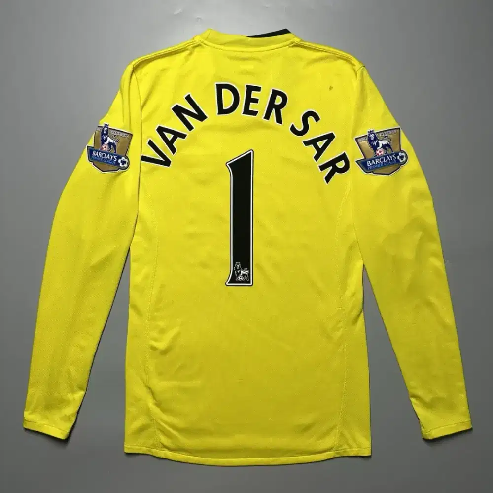 MAN UNITED NIKE 2008/2009 GOALKEEPER JERSEY #1 VAN DER SAR SIZE “M