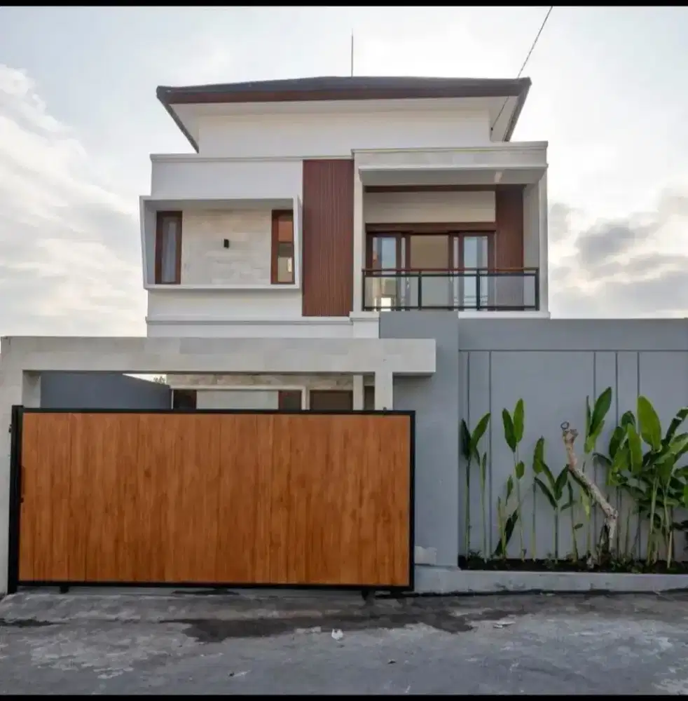 DI JUAL RUMAH BARU TROPICAL MINIMALIS DI AREA SEDAP MALAM, VIEW SAWAH