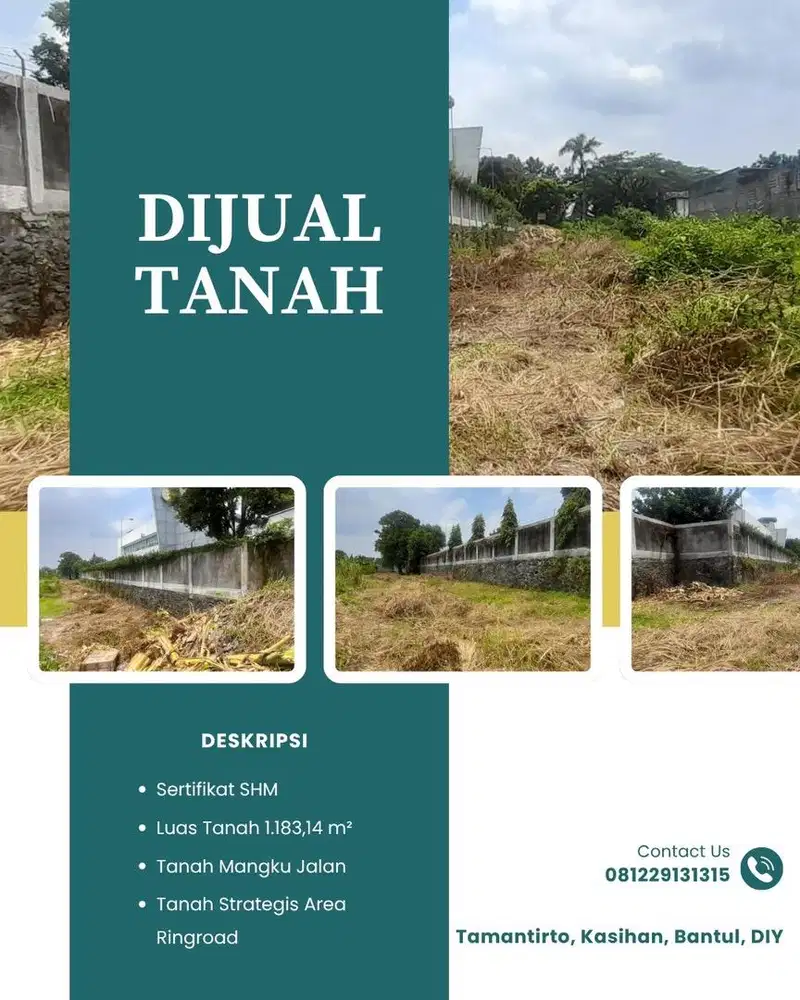 DIJUAL TANAH TANAH RINGROAD MANGKU JALAN