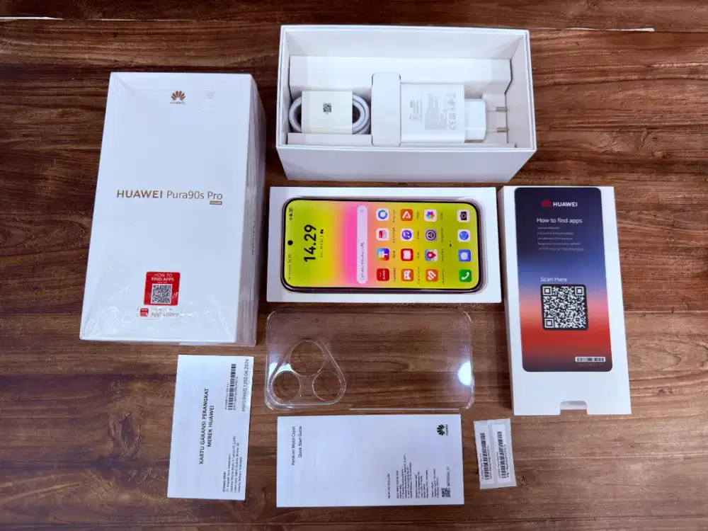 Like New Huawei Pura 90s Pro 12GB 512GB Guava Resmi Bisa COD