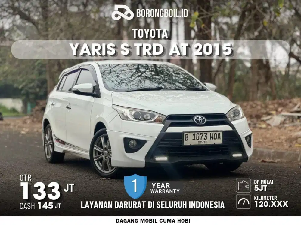 TERMURAH || Toyota Yaris S TRD Sportivo AT 2015 Super White