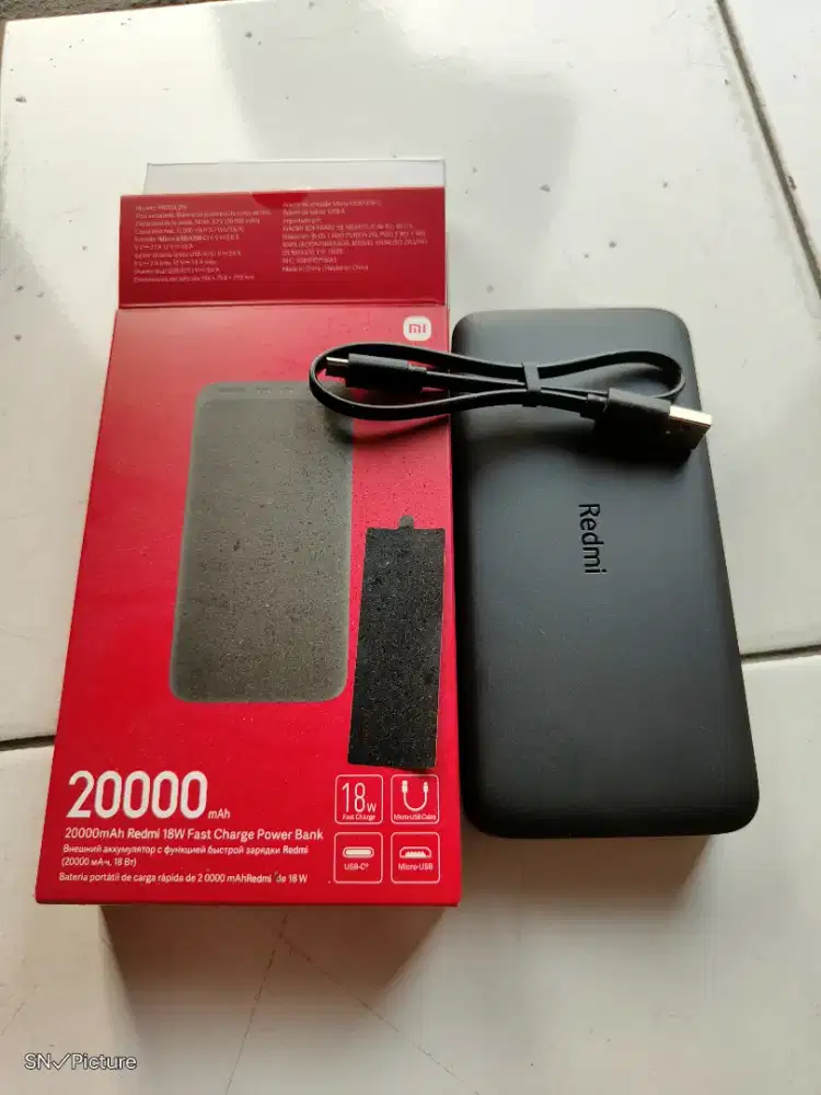 Power bank redmi 20000mAh