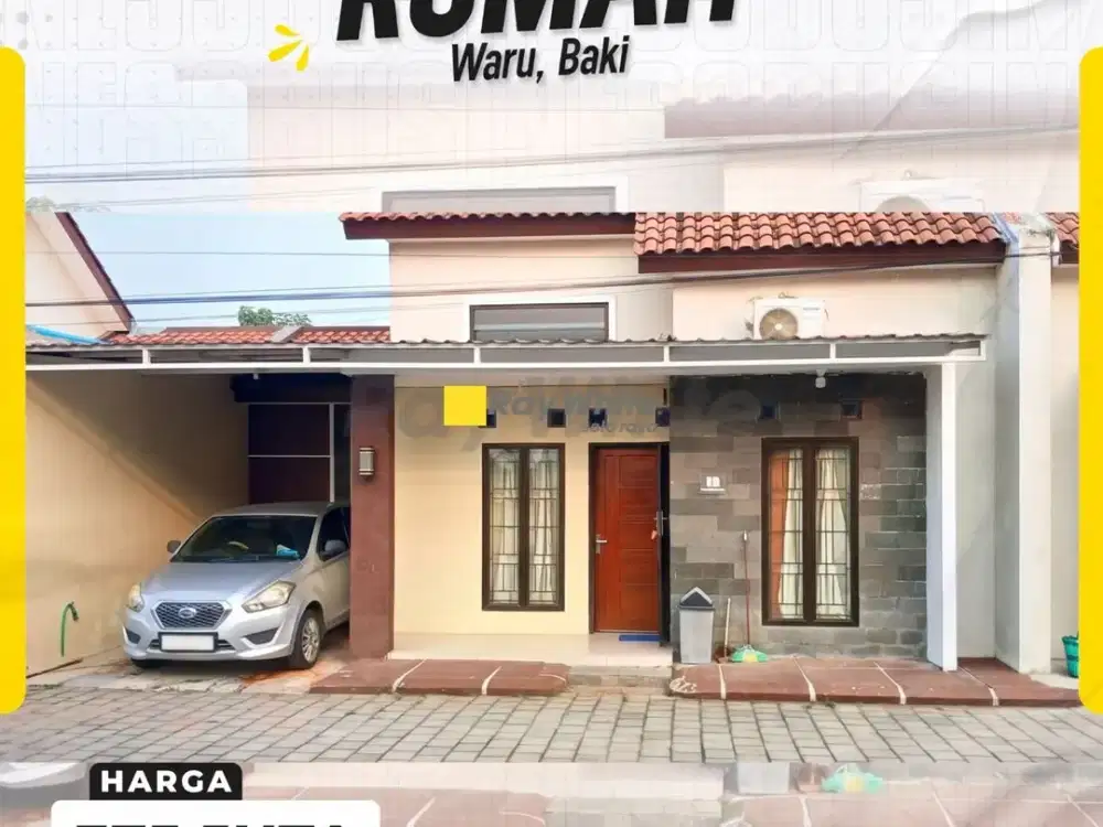 Dijual Rumah Siap Huni di Waru, Baki