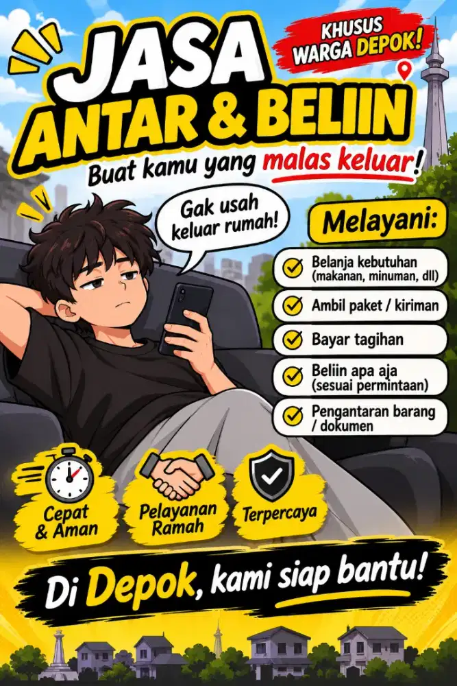 jasa buat lokasi depok ya guys