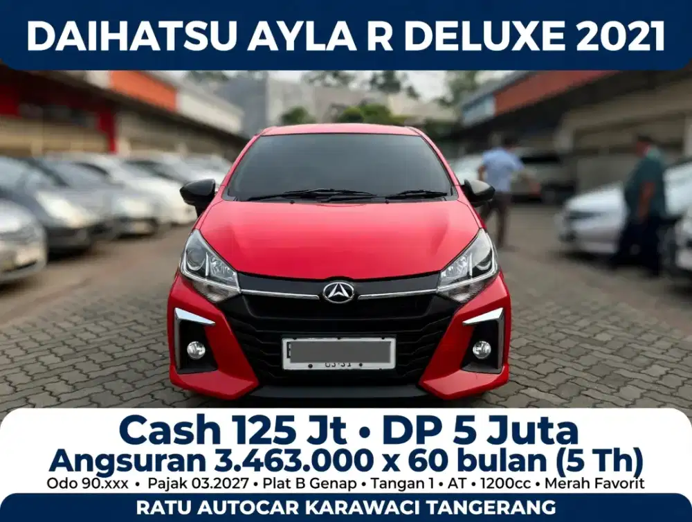 DP PROMO 5JT AYLA R DELUXE MATIC 2021 RED EDITION