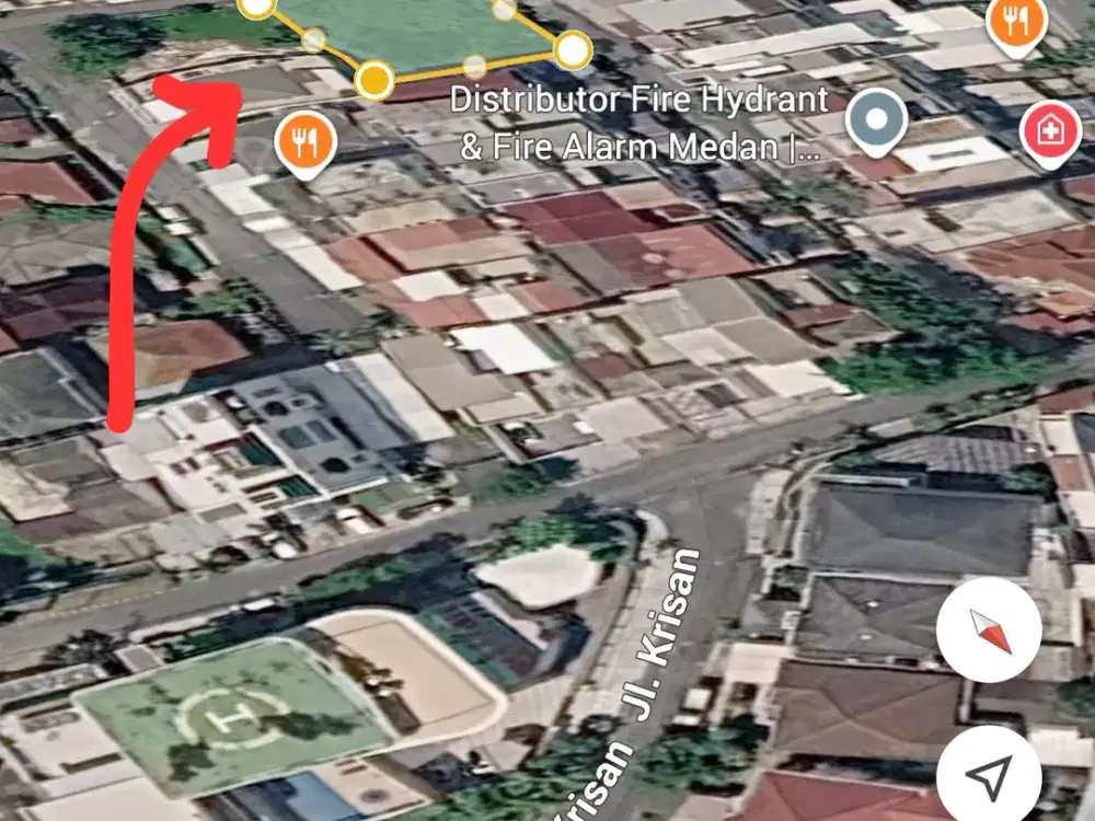 Tanah Jl Jongkong Griya Riatur Medan Helvetia