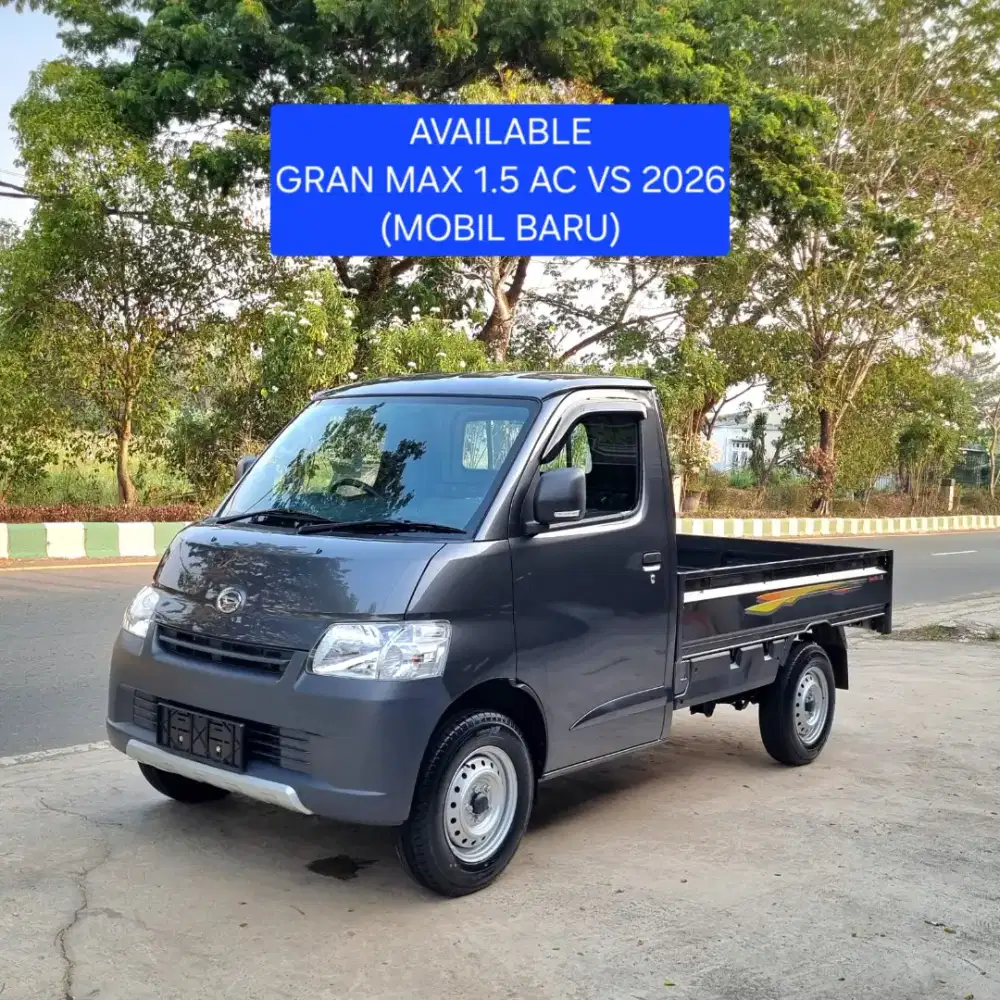Daihatsu gran max 1.5 AC PS M/T 2026
Mobil baru