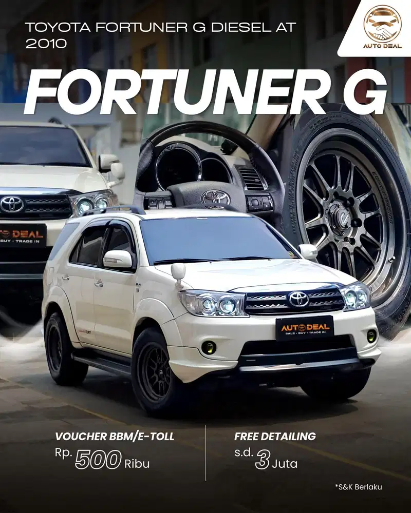 Toyota Fortuner G Diesel AT 2010