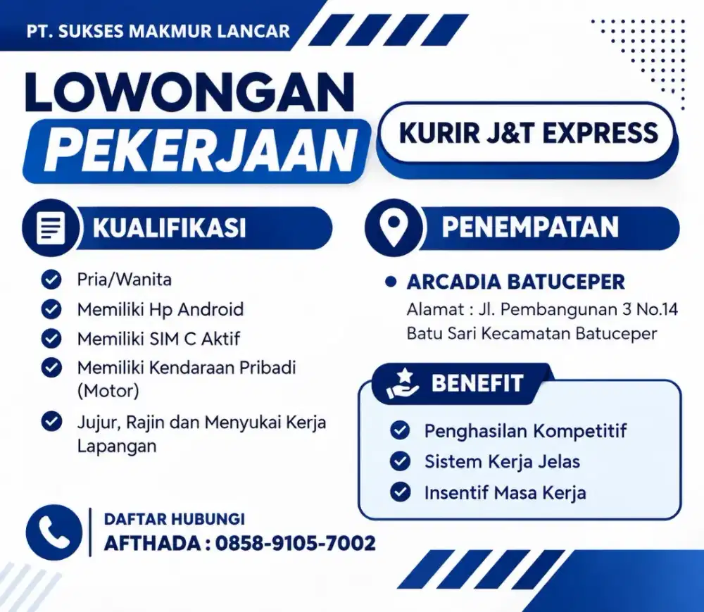 Lowongan pekerjaan kurir