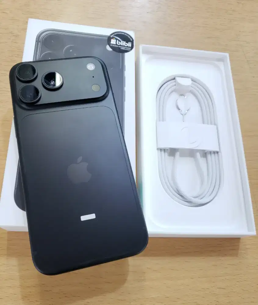 iPhone 18 Pro Max 512GB Black Resmi Blibli