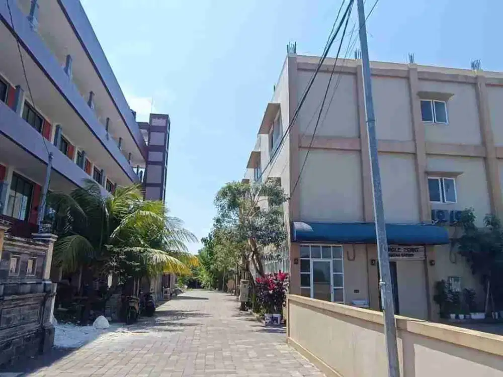 GEDUNG HOTEL DIJUAL DI JIMBARAN BADUNG BALI 24 KAMAR DAN ROOFTOP