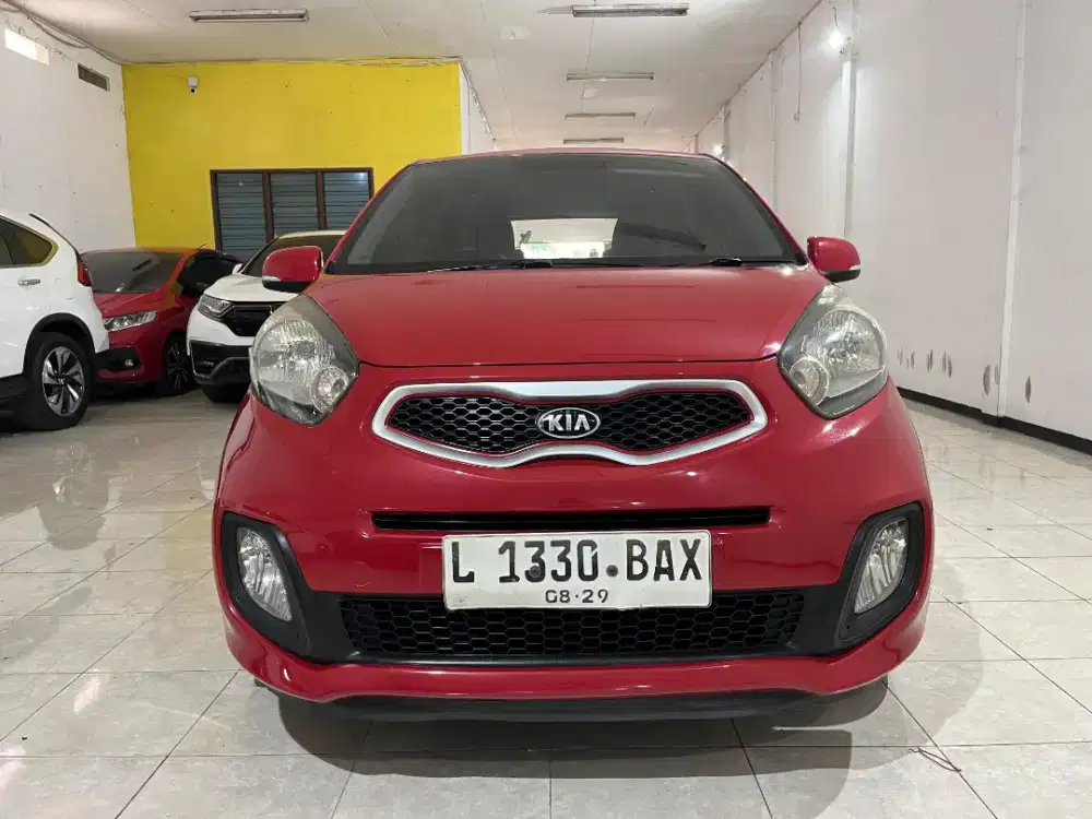 KIA PICANTO 1.2 AT MERAH 2014 BISA KREDIT