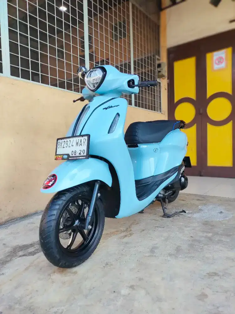 Yamaha Filano / Filano 125 Hybrid 2024, Blue Premium Metalic, Mulus.
