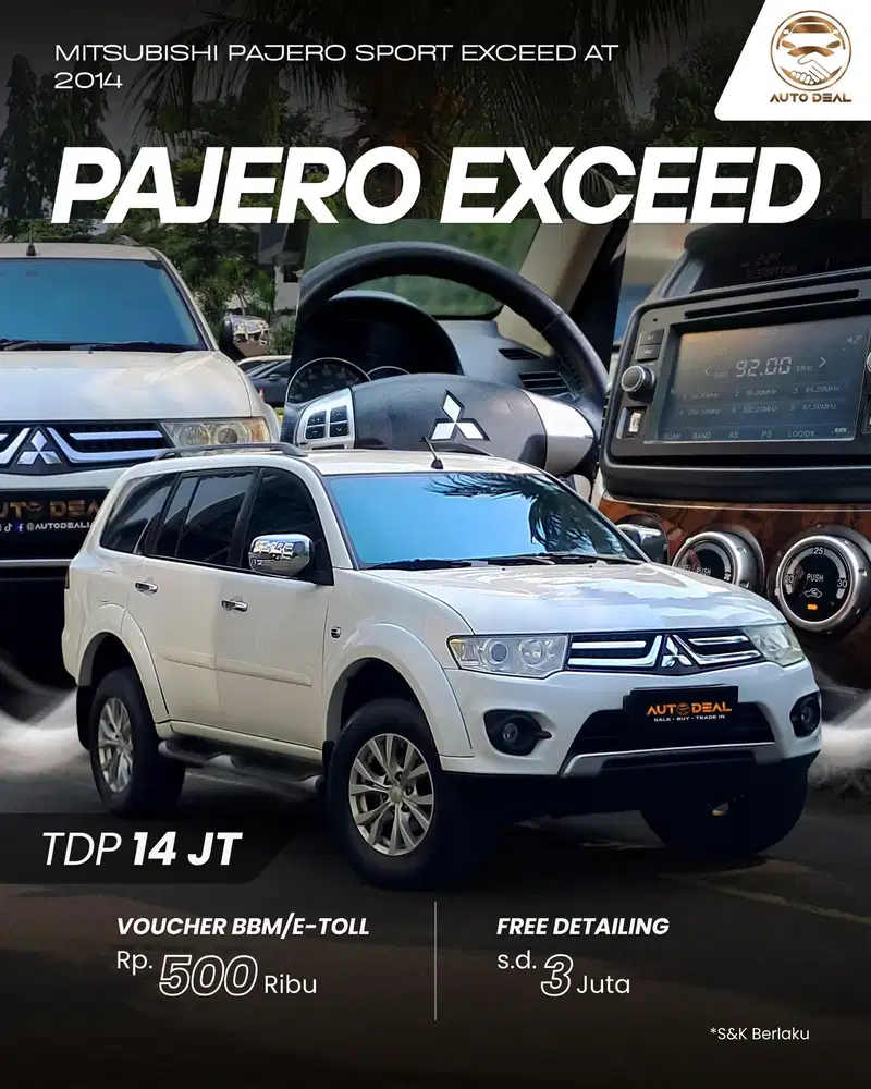 Mitsubishi Pajero Sport Exceed AT 2014