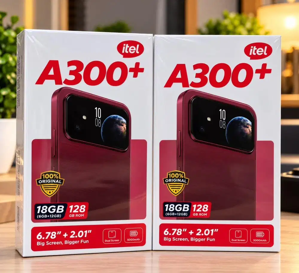 ITEL A300+ NFC RAM 6GB+128GB BARU. GARANSI RESMI