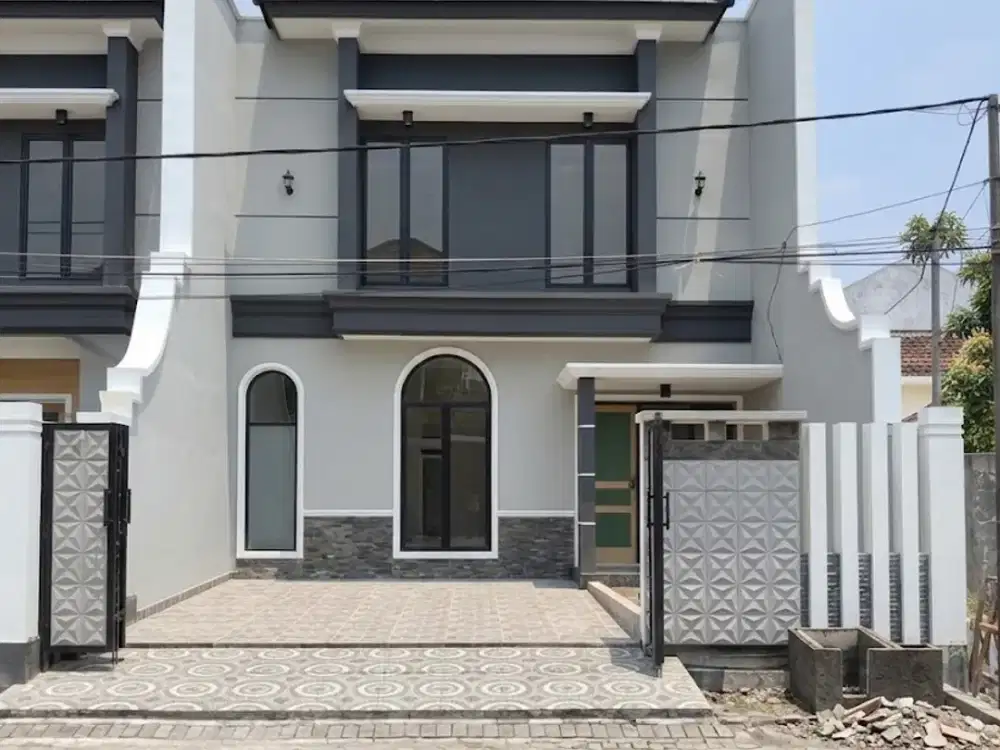 Dijual Rumah Baru Manyar Kertoadi Surabaya New American Style LT 160 SHM