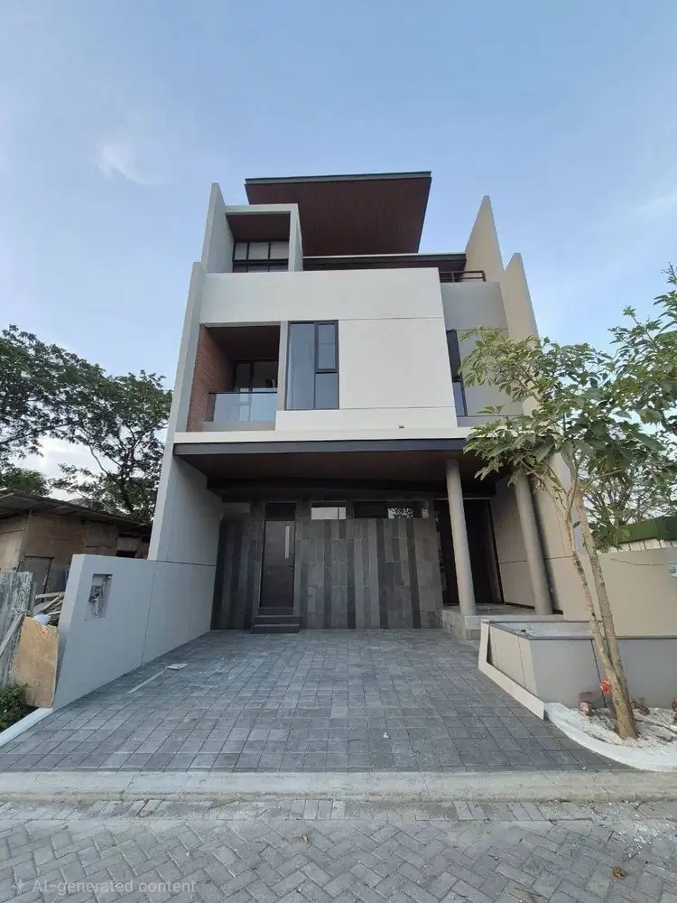 Dijual Rumah Baru Gress Minimalis Modern 3 Lantai Citraland UTama