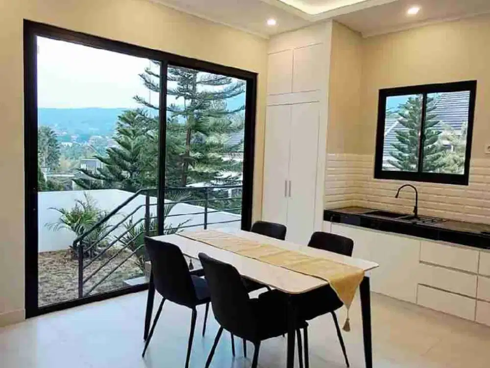 HUNIAN ESTETIK SENTUL – RUMAH HOEK MODERN DENGAN NUANSA ALAM YANG MENENANGKAN di Sentul City Bogor