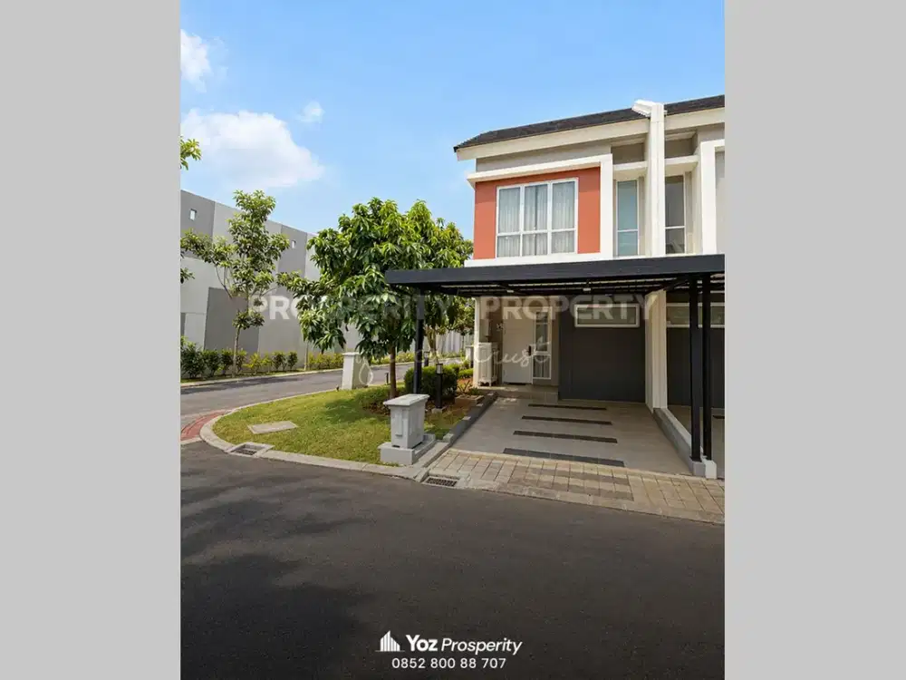 Rumah Hoek Termurah Sudah Renovasi & Furnished di Cluster Agnesi Symphonia Summarecon Gading Serpong