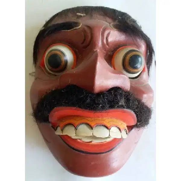 seni topeng kayu Chinese oriental WAROK SABLENG DJAWA