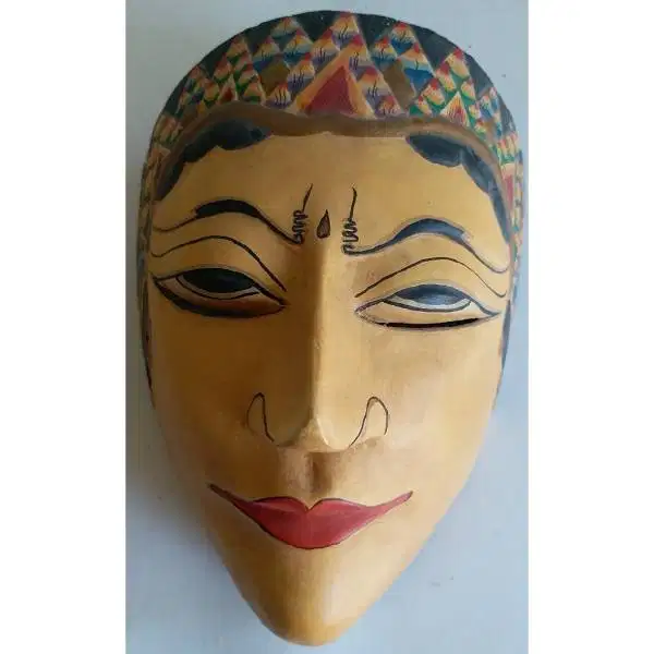 pahatan topeng kayu Chinese oriental figur cina peranakan