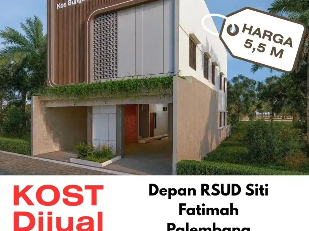 dijual kost area strategis KM5 Palembang