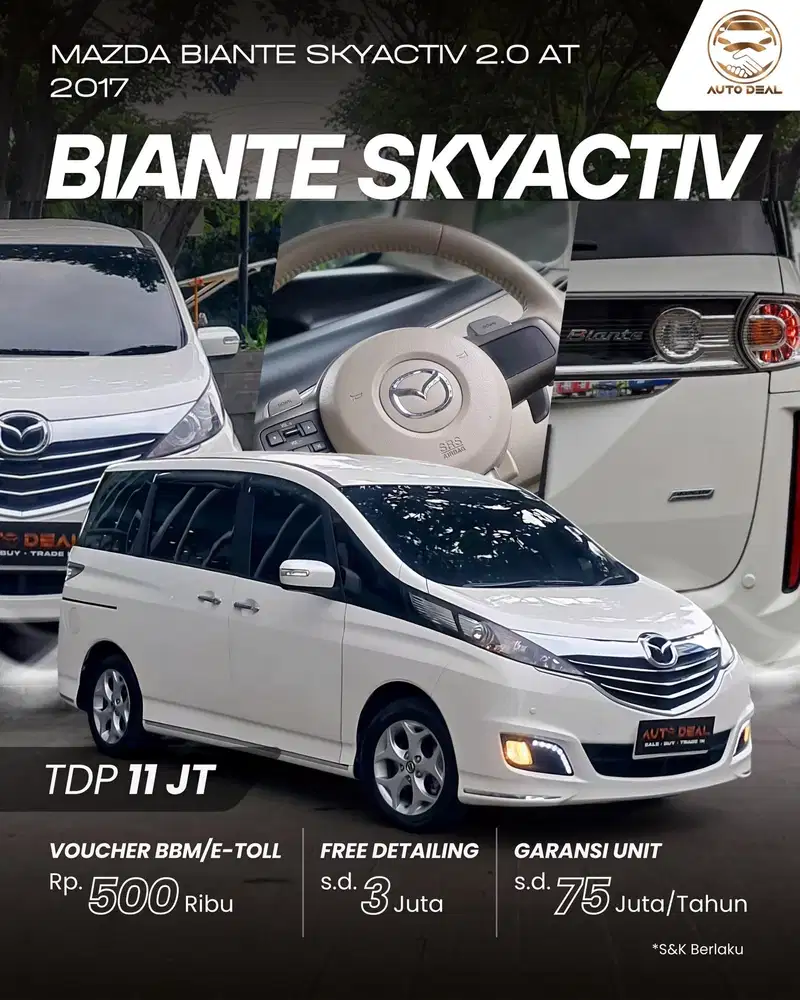 Mazda Biante Skyactiv 2.0 Last Edition AT 2017