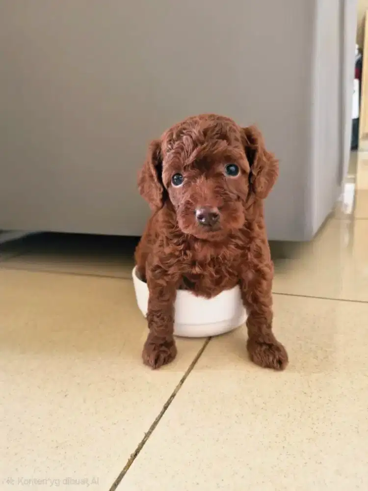 Baby mini poodle murah