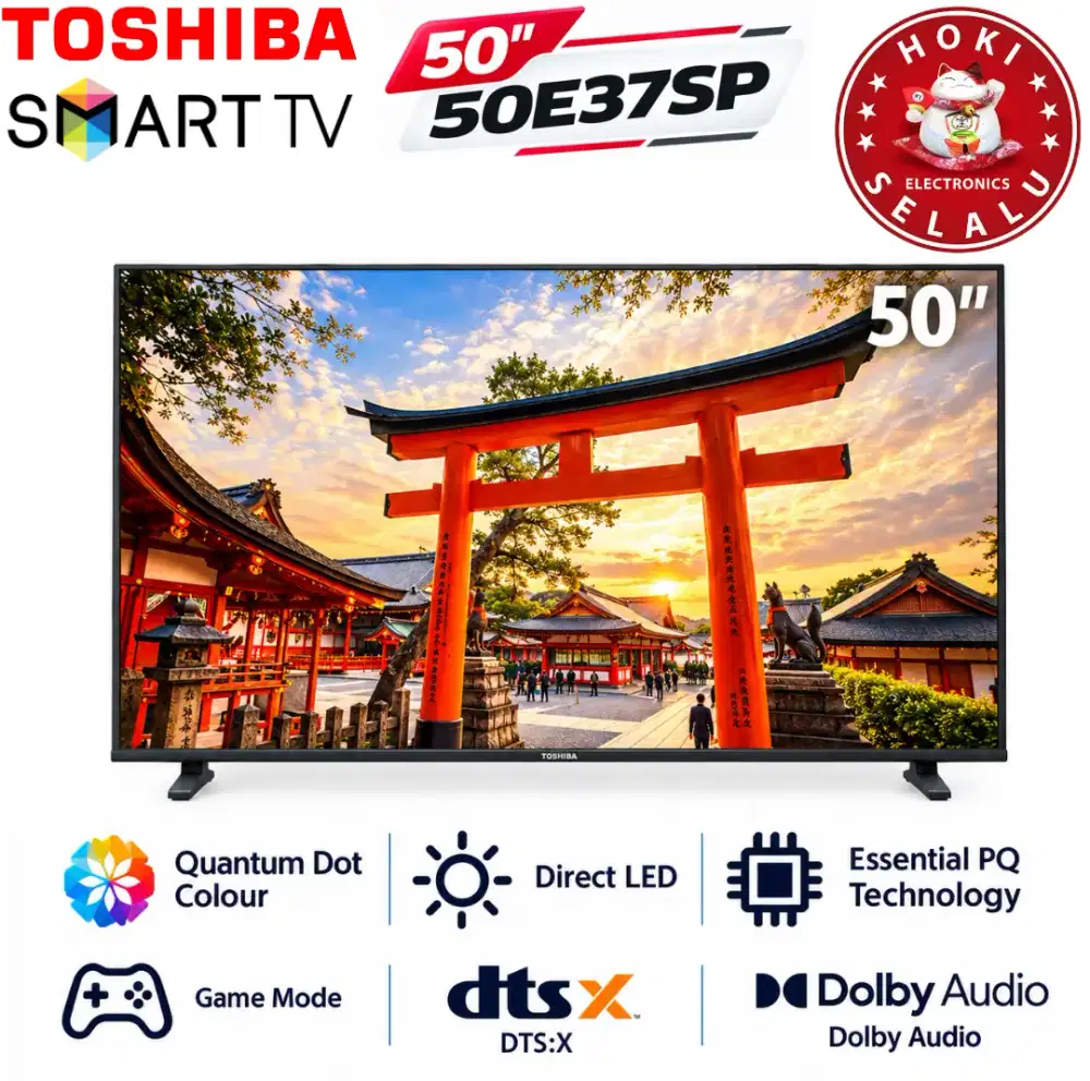 Toshiba Smart TV Vidaa OS QLED Quantum Dot LED Full HD Digital HDR TV