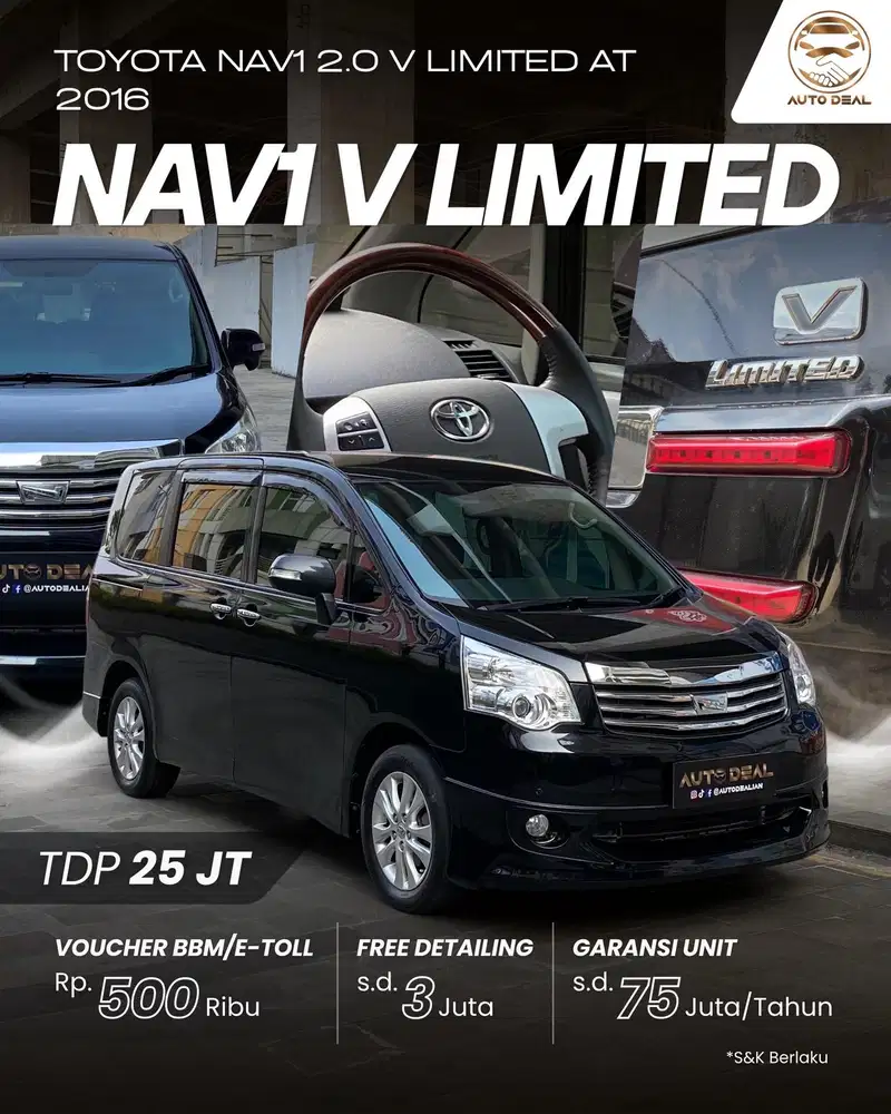 Toyotas NAV1 2.0 V Limited AT 2016