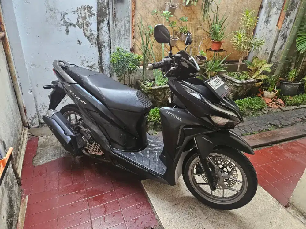 Honda Vario 125 Cbs Iss Hitam doff 2019 Full orisinil.