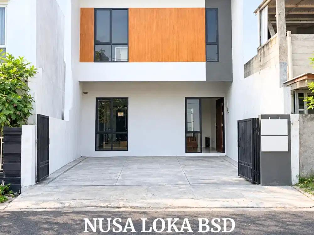 RUMAH BARU 2 LANTAI DI NUSA LOKA BSD