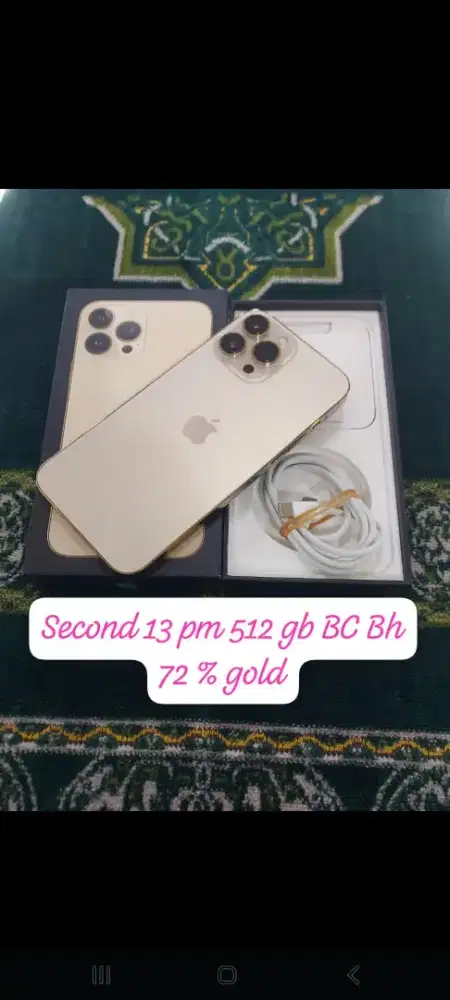 Iphone 13 pro max 512 gb gold