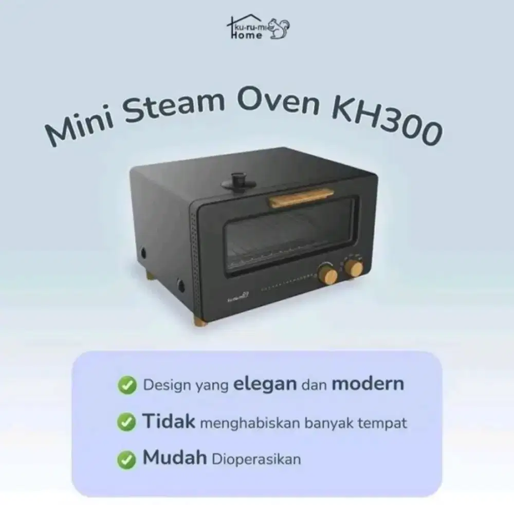 Kurumi Home Mini Steam Oven Toaster KH 300