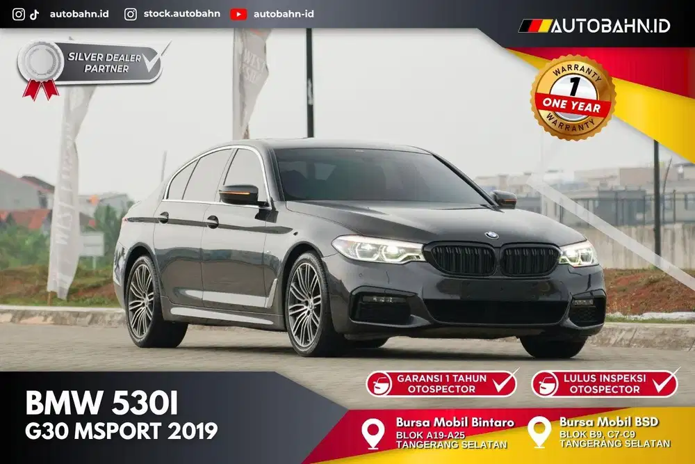 Full Options! BMW 530i Msport 2019 RSE Harman Warranty c300 e350 330i