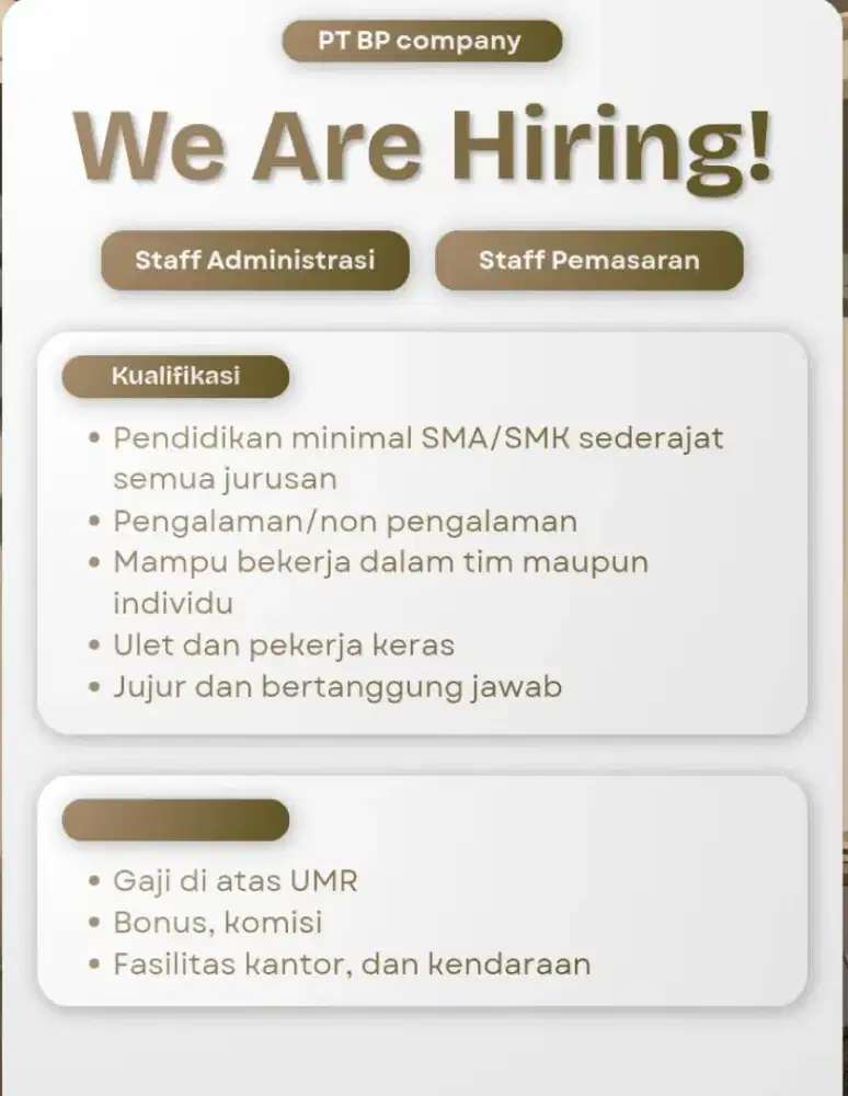 Loker Bandung Gratis 2026