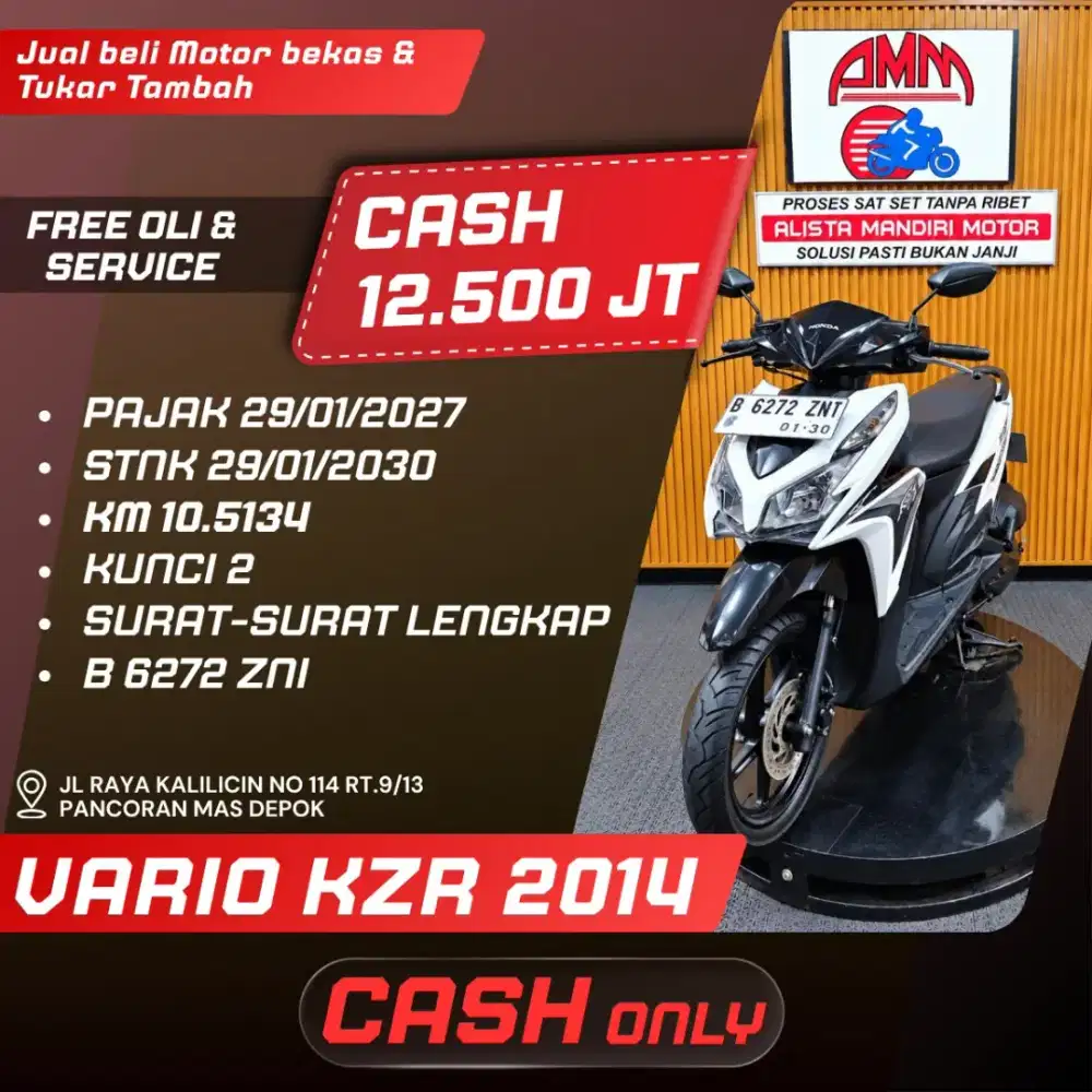 VARIO 125 KZR 2014 PAJAK HIDUP CASH ONLY ALISTA