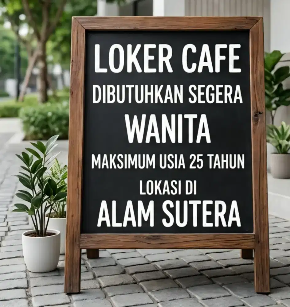 Loker Cafe Wanita