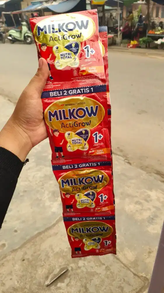 Susu milkow actigrow sachet 25 gr