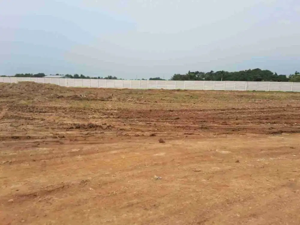DIJUAL KAVLING SIAP BANGUN PABRIK DI BALARAJA BARAT, TANGERANG LUAS 55.453M2
