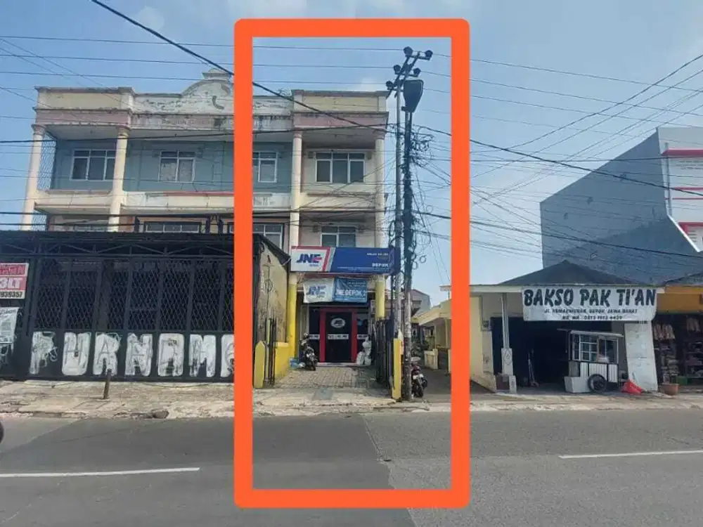 Ruko 3 Lantai di Jl Raya Kemakmuran, Sukmajaya. Dkt Jl Tole Iskandar