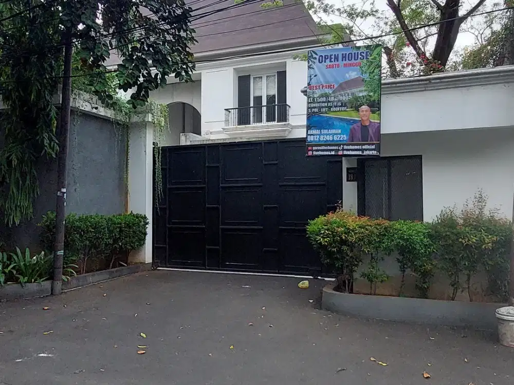 Rumah di Jl Kemang Timur, Mampang Prapatan. Dkt ke Jl Raya Ampera