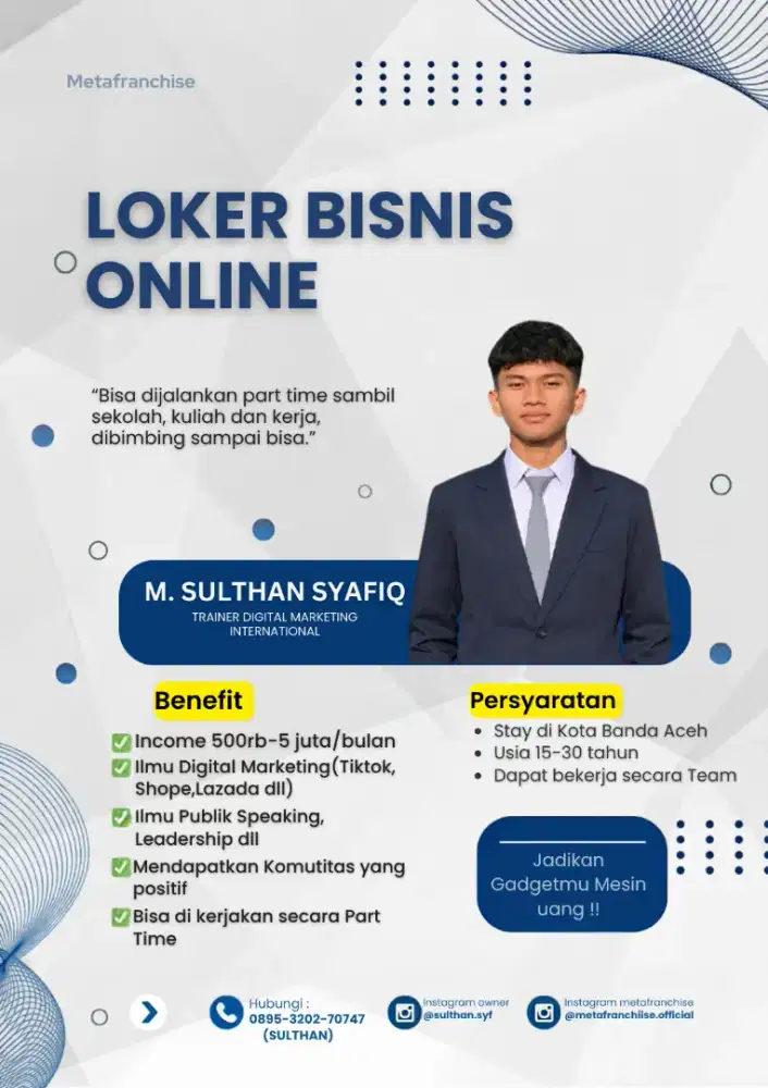 Ambil Peluang Bisnis ini