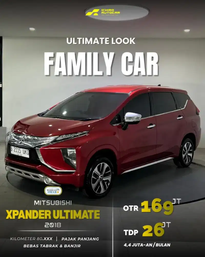 [FREE GARANSI 1TH] MITSUBISHI XPANDER ULTIMATE 2018