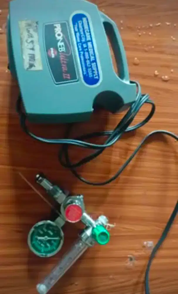 Alat medis home care Regalator oksigen dan nebulizer compressoe